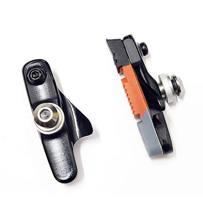 Road Bike Brake Pads – Lightweight Aluminum Alloy C Brake Shoes with Durable Rubber for Reliable Cycling Performance