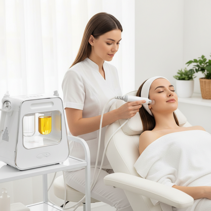 Hydra Dermabrasion Facial Machine – Two-Handle Deep-Cleansing Micro Bubble and Water Oxygen Device for Professional Spa-Style Aqua Peel Skin Care