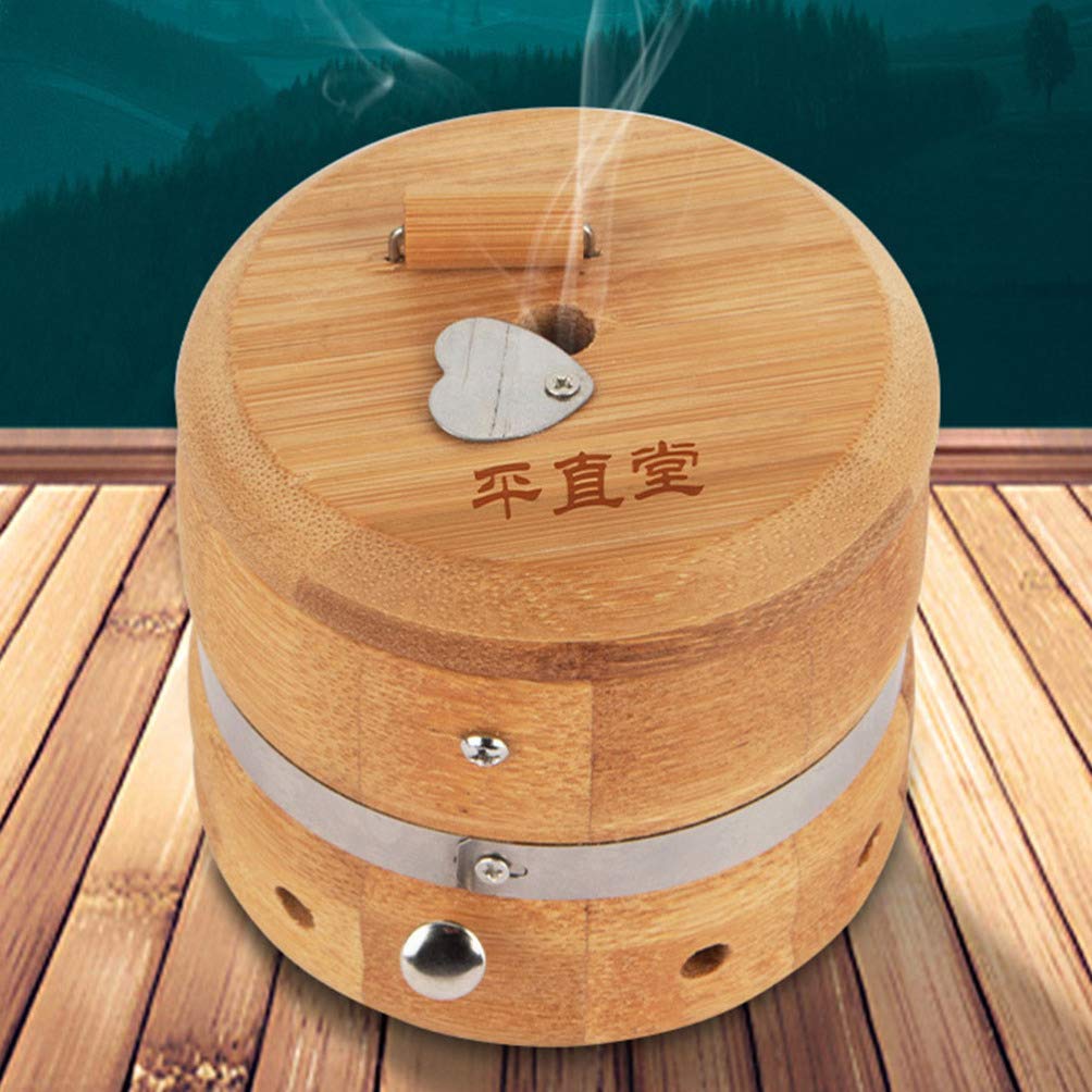 Bamboo Moxibustion Burner – Eco Friendly Moxa Pot for Relaxation, Warm Therapy and Traditional Home Wellness Sessions