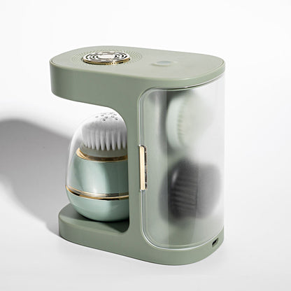 Sonic Facial Cleansing Brush – Deep Face Cleaning Exfoliating Beauty Device for Healthier Skin Care and Glowing Complexion.