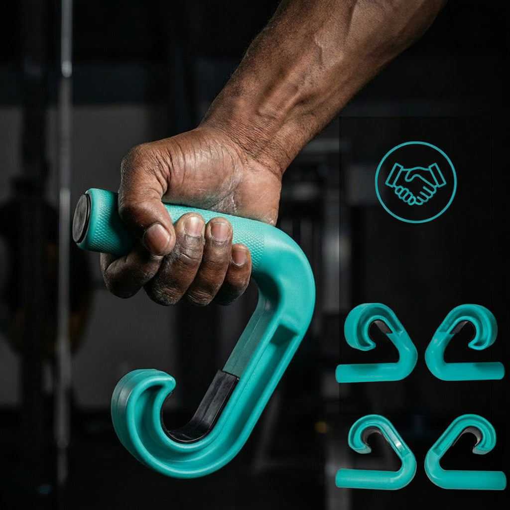 Multi Angle Gym Handles – 45° and 90° Fitness Grip Attachments for Pull Ups, Rows, Deadlifts and Strength Training
