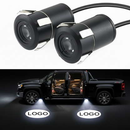 Universal Car Door Welcome Projector – HD LED Ghost Shadow Logo Light with Emblem Projection for Stylish Nighttime Vehicle Interior Decoration