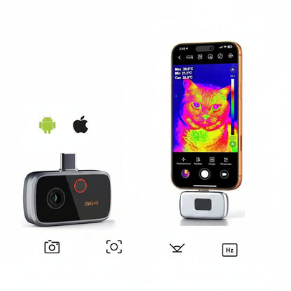 Thermal Imaging Camera – Portable 192x192 Infrared Thermal Scanner for Android iPhone Electronics Inspection and Repair
