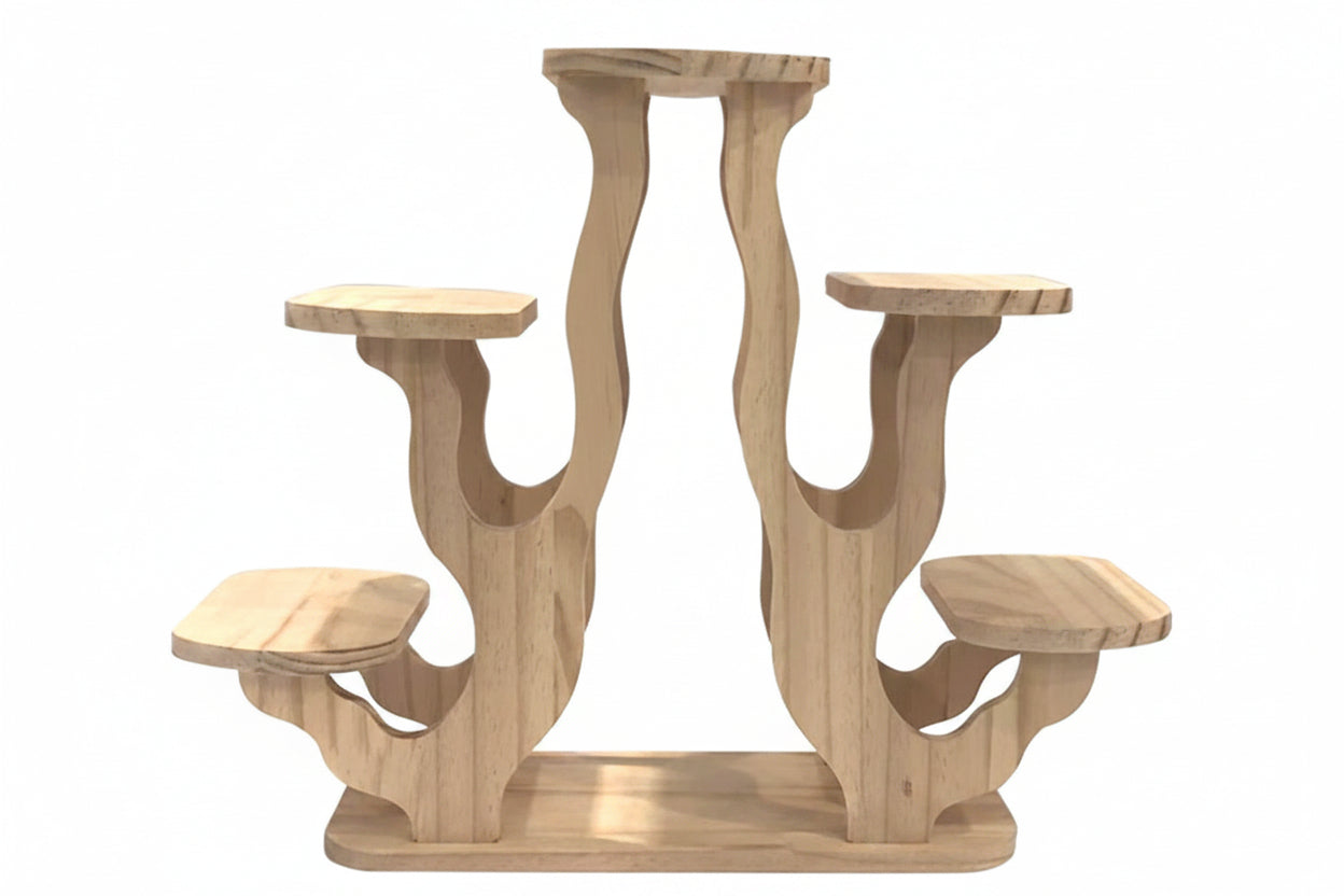 Desktop Display Stand – Multi Tier Plant and Collectible Rack for Figurines, Crafts and Home Office Decoration