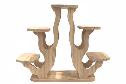 Desktop Display Stand – Multi Tier Plant and Collectible Rack for Figurines, Crafts and Home Office Decoration