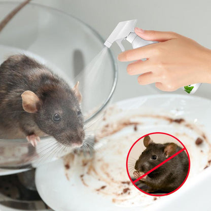 Mint Scent Rodent Repellent Spray – Long Lasting Mouse and Rat Deterrent Safe for Homes, Gardens, Children and Pets