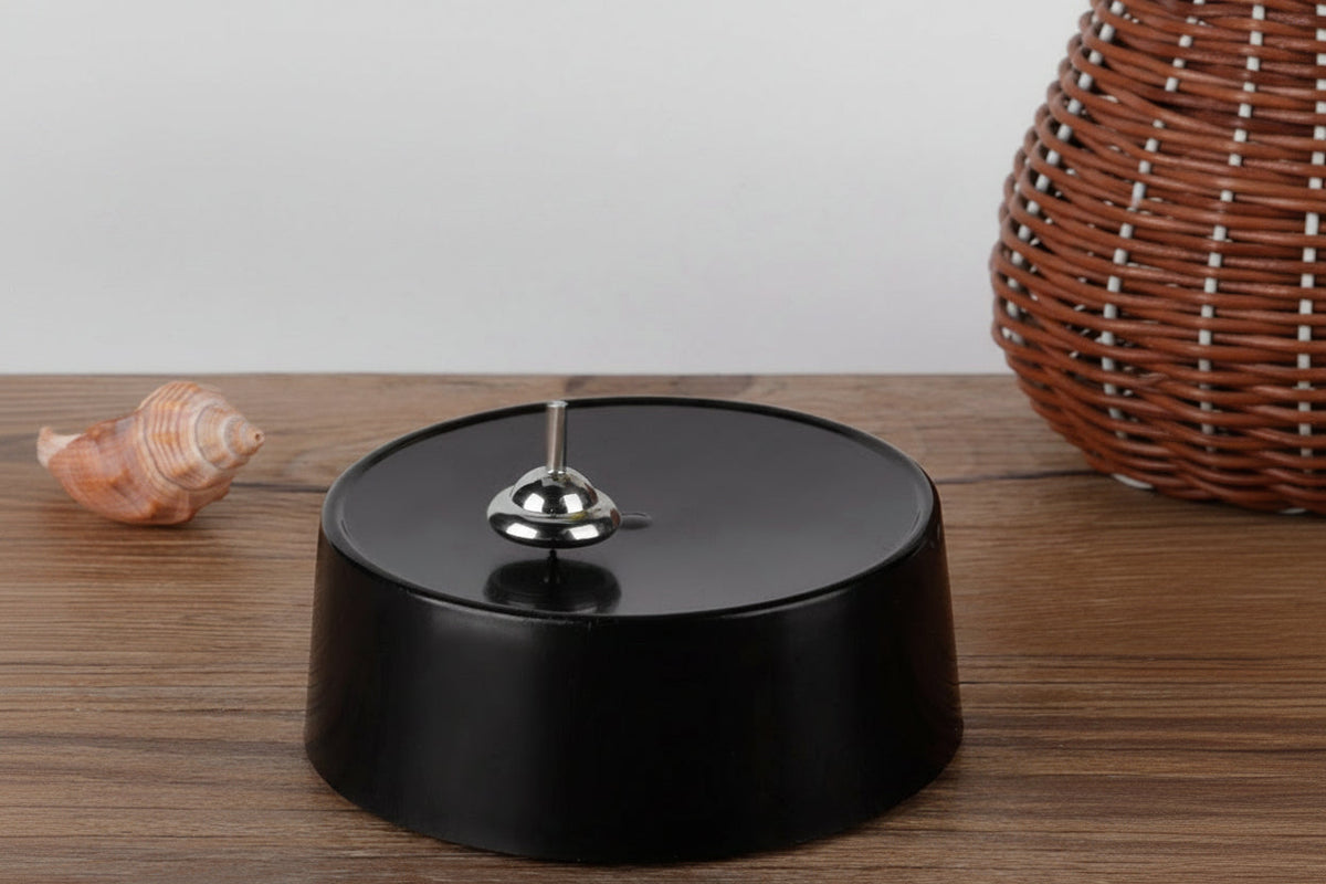 Magnetic Spinning Perpetual Motion Top – Educational Physics Desk Toy Demonstrating Inertia, Magnetism and Creative Science Concepts