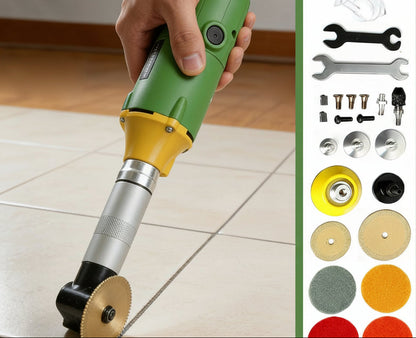 Electric Tile Seam Cleaner – 90° 165W Adjustable Grinder with 15000RPM Speed for Ceramic Joint Cleaning, Cutting and Precise Renovation Work