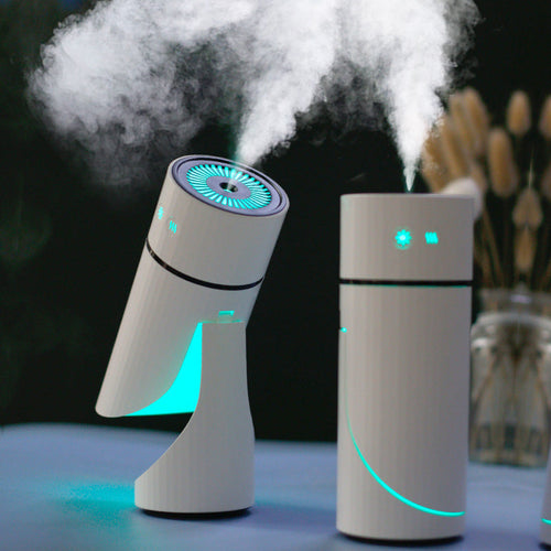 Wireless USB Air Humidifier - Rechargeable Aromatherapy Diffuser with Ultrasonic Cool Mist for Bedrooms, Offices and Relaxation