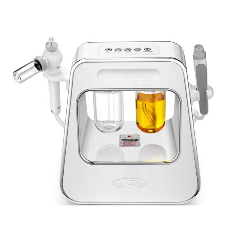 Hydra Dermabrasion Facial Machine – Two-Handle Deep-Cleansing Micro Bubble and Water Oxygen Device for Professional Spa-Style Aqua Peel Skin Care