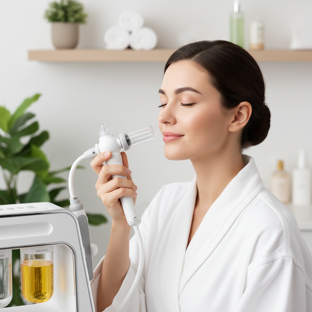 Hydra Dermabrasion Facial Machine – Two-Handle Deep-Cleansing Micro Bubble and Water Oxygen Device for Professional Spa-Style Aqua Peel Skin Care