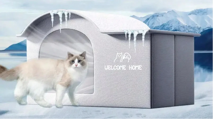 Pet Cooling Ice Bed – Summer Air Cooling House for Cats and Small Dogs with Comfortable Four Season Resting Space
