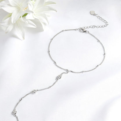 Adjustable Moissanite Bracelet – Sparkling 3MM Stones with 925 Sterling Silver and 18K-Plated Finish for Women, Weddings, Gifts and Everyday Luxury