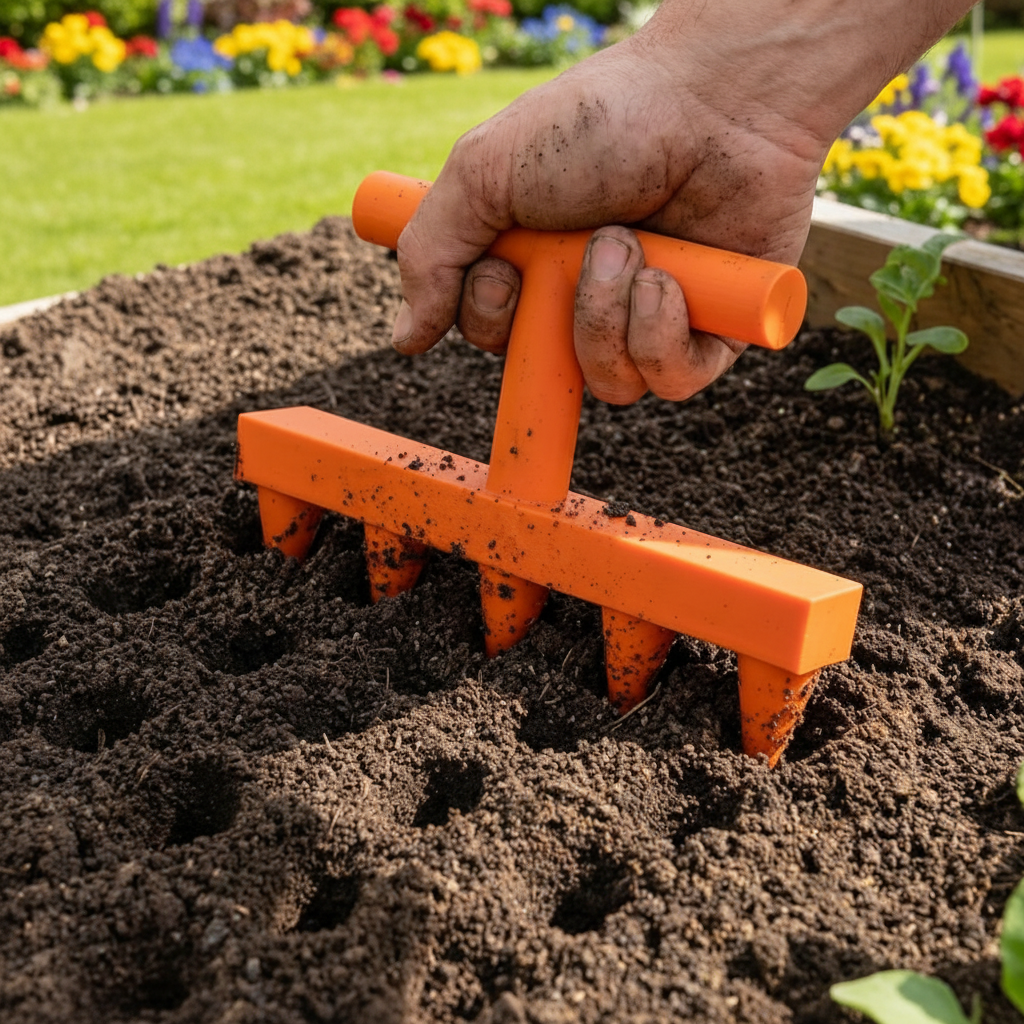 Precision Garden Seed Sower – Household Vegetable and Flower Seed Dispenser for Faster, Cleaner Planting, Seedling Trays and Organized Nursery Work