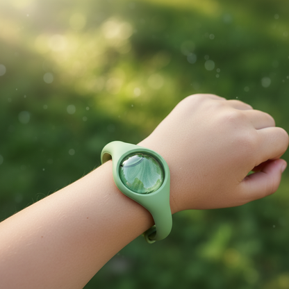 Anti-Mosquito Bracelet – Waterproof Sweatproof Plant-Oil Insect Repellent Wristband for Camping, Hiking, Travel and Outdoor Bug Protection