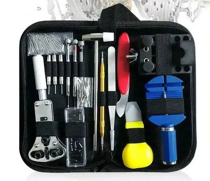 Watch Repair Tool Kit – 147 Piece Professional Watch Opener, Strap Remover and Clock Maintenance Set for Battery Replacement Repairs