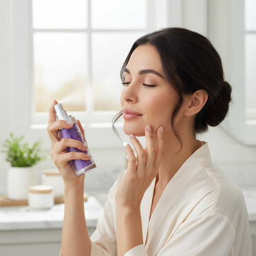 Retinol and Peptide Face Serum – 300PPM Retinol Skin-Care Formula for Smoother-Looking Texture, Hydration, Firmness and Everyday Wrinkle-Care Routines