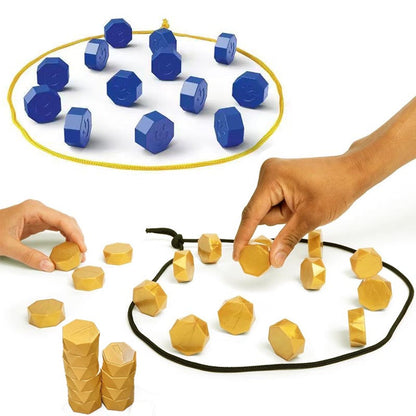 Magnetic Stones Strategy Game – Interactive Magnet Board Party Game for Kids, Adults and Families with Fun Skill-Building Challenges