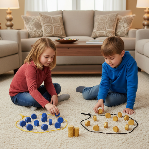 Magnetic Stones Strategy Game – Interactive Magnet Board Party Game for Kids, Adults and Families with Fun Skill-Building Challenges