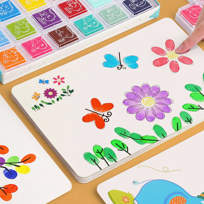DIY Finger Painting Toy Kit – Montessori Creative Coloring Set for Kids with Graffiti Art Activities and Educational Fun