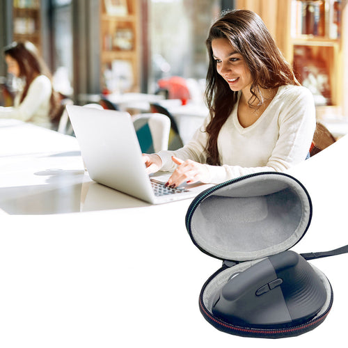 EVA Mouse Carrying Case – Shockproof Waterproof Travel Storage Bag for Logitech Lift Vertical Ergonomic Mouse Protection