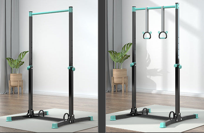 Indoor Pull Up Bar Station – Floor Standing Single Pole Fitness Frame for Home Strength and Bodyweight Training