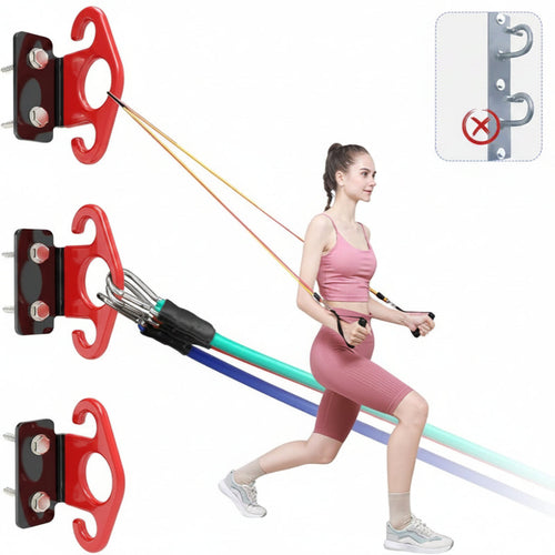 Wall Mount Resistance Band Anchor – Heavy-Duty Iron Exercise Hook for Home Gym Strength Training, Body Shaping, Fitness Workouts and Cable Exercises