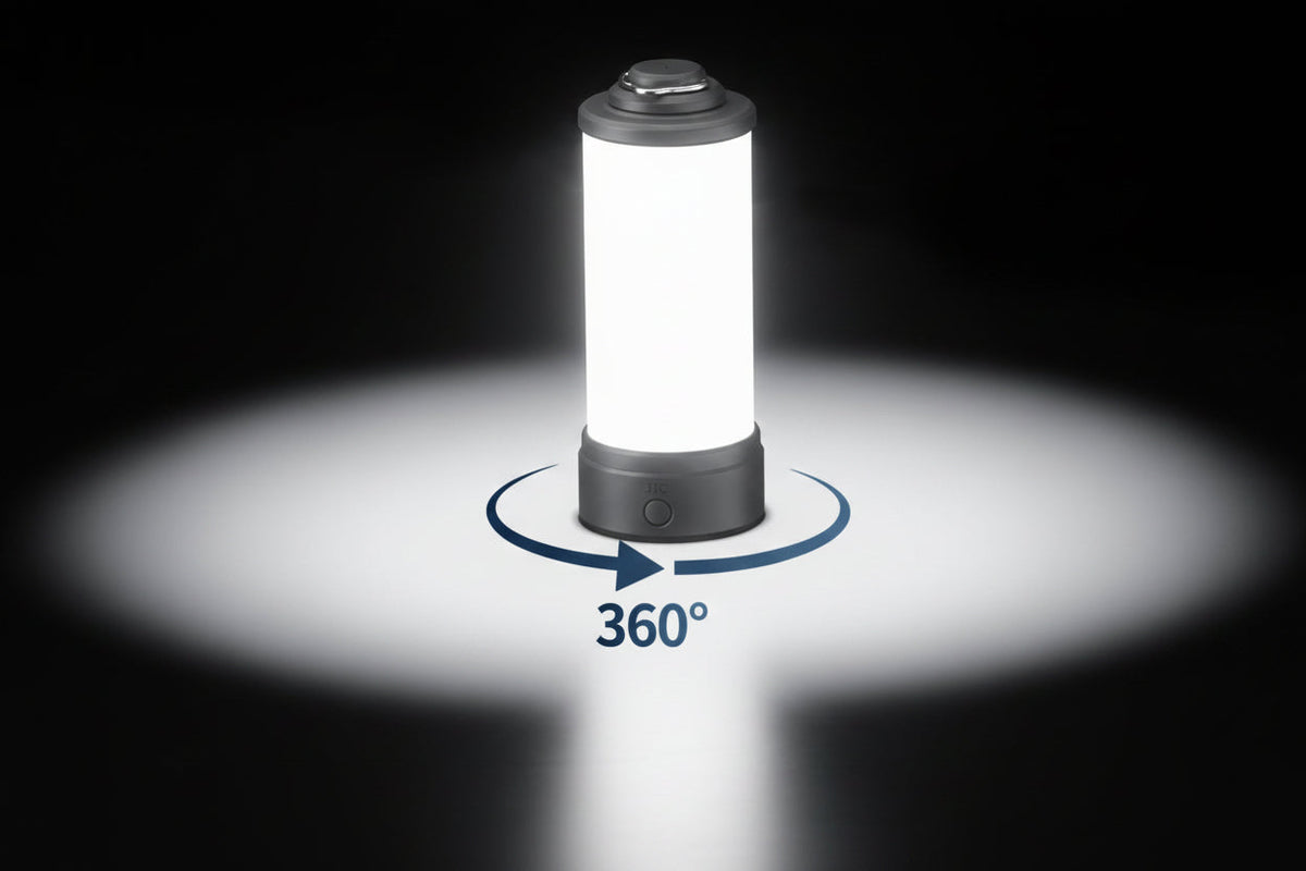 Panorama Fill Light – 360° Portable LED Vlogging Light for Insta360, GoPro and DJI Cameras, Ideal for Cycling, Selfies and Outdoor Video
