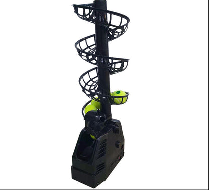 Automatic Tennis Ball Launcher – Remote Control Portable Tennis Training Machine for Solo Practice, Serving Drills and Skill Improvement