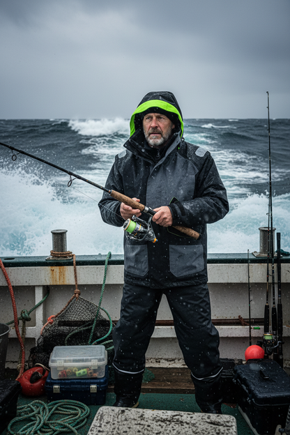 Windproof Sailing Jacket – Breathable Warm Outdoor Performance Coat with High Neck Protection for Boating and Marine Adventures