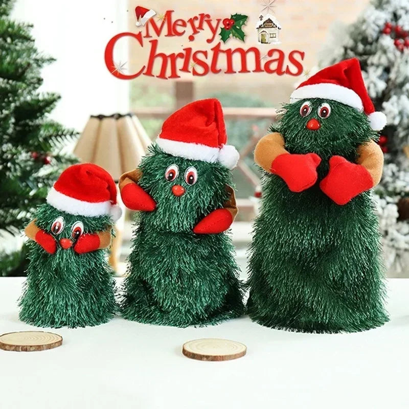 Dancing Christmas Tree Santa Toy – Musical Electric Holiday Figure with Singing, Dancing and Interactive Christmas Entertainment