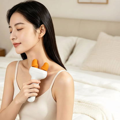 Mini Smart Electric Massager – Portable Finger-Pressing and Kneading Tool for Shoulder and Neck Relaxation at Home, Office or While Traveling