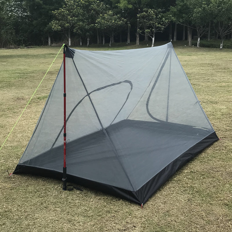 Ultralight Pyramid Mosquito Net Tent – Two-Person Breathable Mesh Shelter for Camping, Hiking and Bug Protection with Lightweight Breeze-Friendly Design