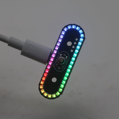 Multi-Effect LED Tail Light – Wireless Colorful Flowing Gradient Breathing Lamp for RC Cars, Aircraft and Drones with Dynamic Flashing Effects