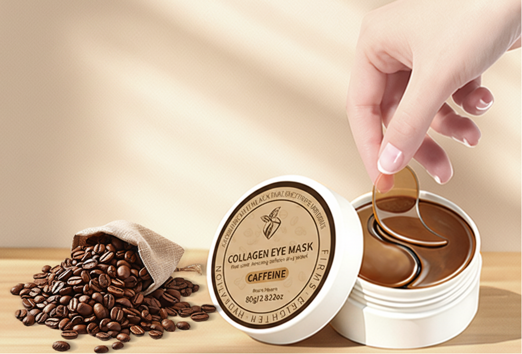 Caffeine Brightening Under-Eye Mask – Firming Eye Patches for Dark Circles, Puffiness and Tired Eyes with a Refreshed Appearance