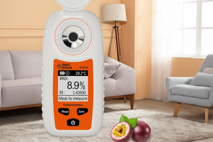 Digital Brix Refractometer–  Professional Sugar Content Meter for Fruit Juice, Wine, Beer and Beverage Quality Testing from 0–35%