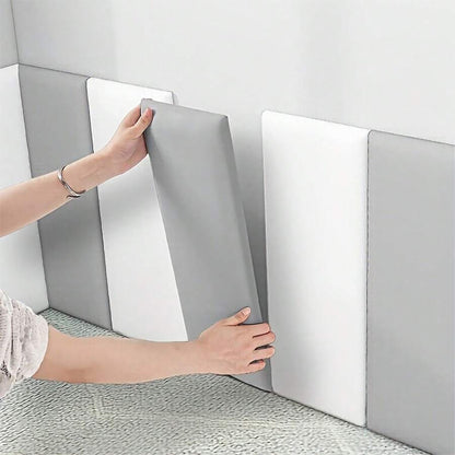 PU Wall Panels – 3D Self Adhesive Soft Wall Stickers for Headboards, Soundproofing, Anti Collision Protection and Home Decoration