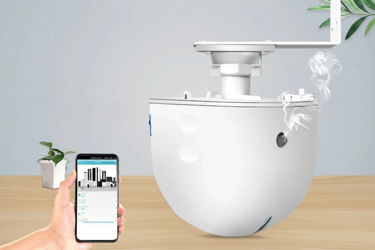 Smart Aroma Diffuser – 500m³ Essential Oil Fragrance Machine with App Control for Homes, Offices and Commercial Spaces