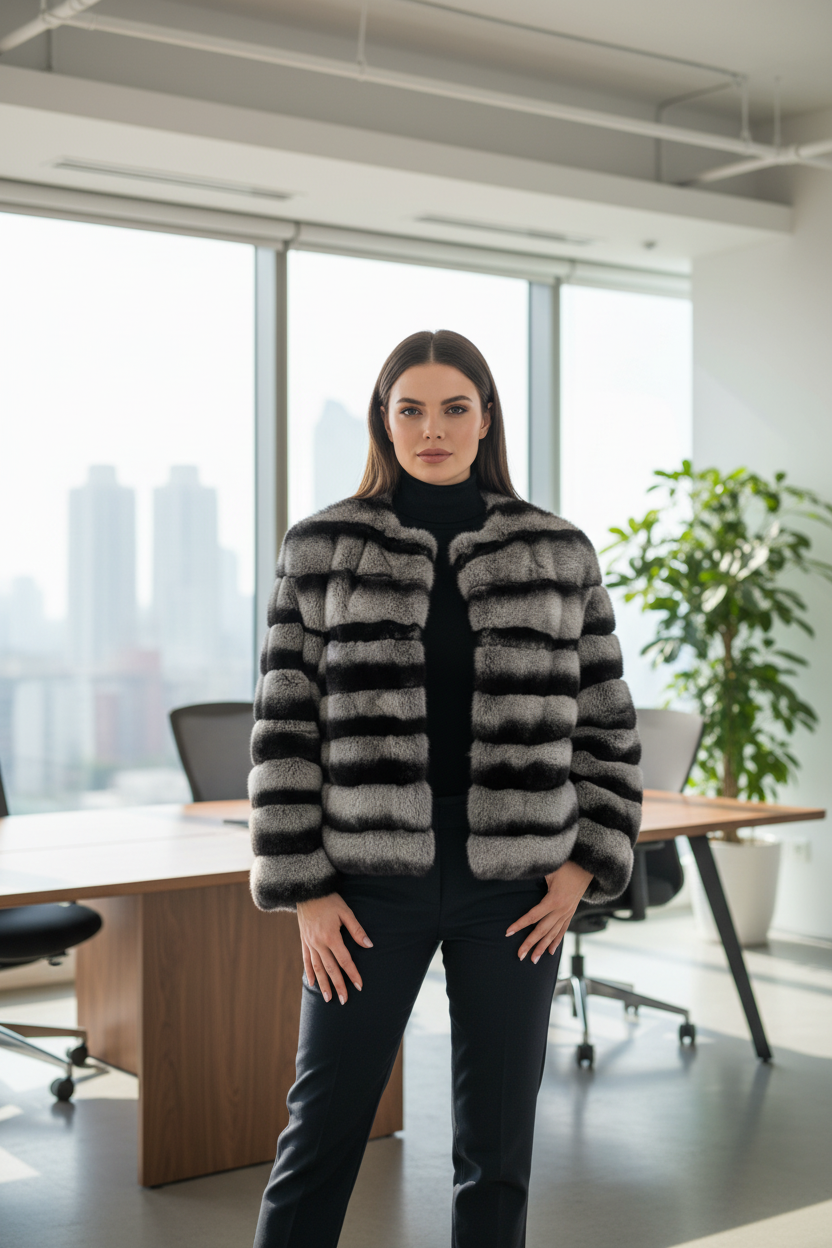 Women's Faux Fur Winter Jacket – Thick Short Coat with Cozy Warmth for Stylish Cold Weather Everyday Wear