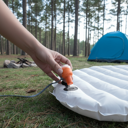 Ultra-Light Mini Air Pump – 30g Wireless USB Inflator for Camping Air Mattresses, Self-Inflating Pads and Outdoor Travel Gear