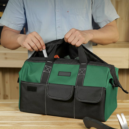Heavy Duty Tool Bag-Large Capacity Wear Resistant Organizer for Portable Storage and Easy Tool Management