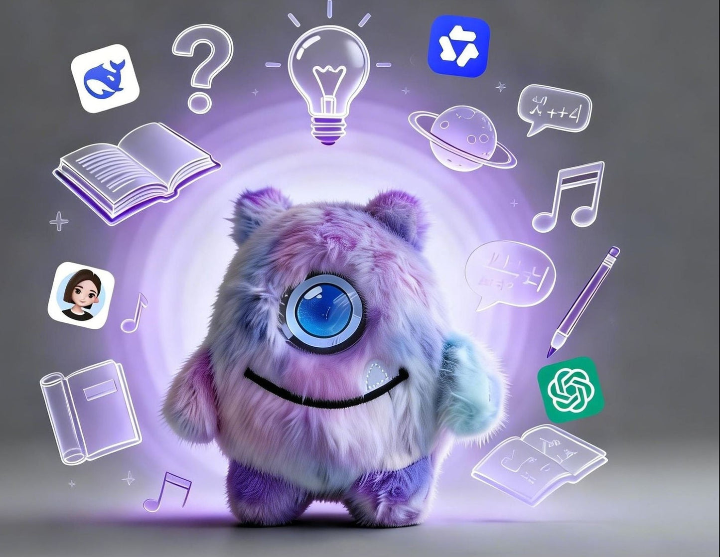 AI Smart Voice Companion Robot – Interactive Talking Pet Toy with LED Eyes for Emotional Engagement, Entertainment and Home Office Companionship