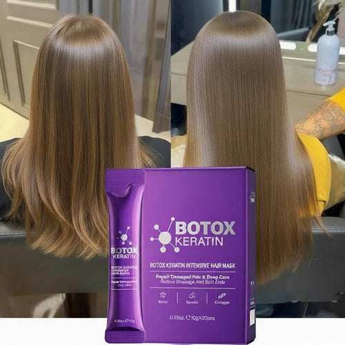 Keratin Hair Mask – 5-Second Deep Repair Treatment for Damaged, Frizzy Hair, Providing Intense Moisture for Soft, Smooth and Shiny Hair