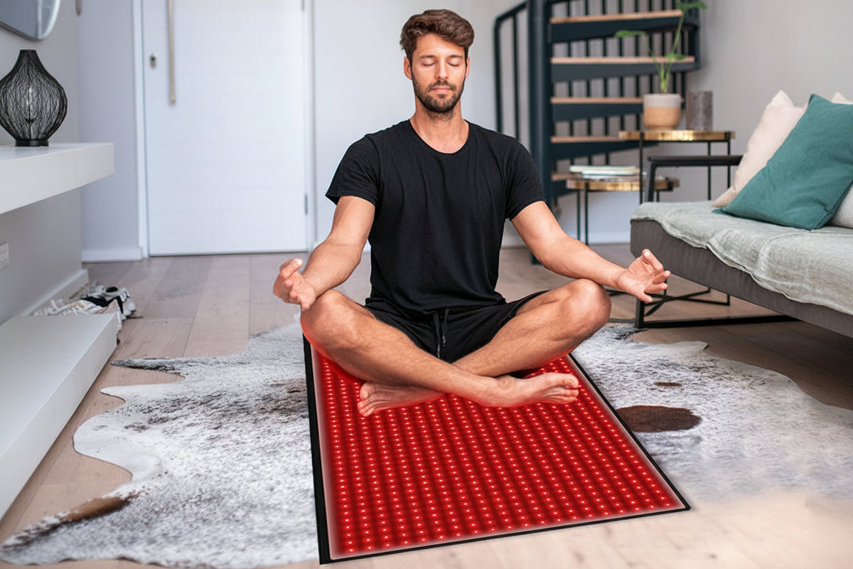 Full Body Red Light Therapy Mat – Large Infrared LED Blanket with 660nm and 850nm Lights for Wellness, Muscle Recovery and Relaxation