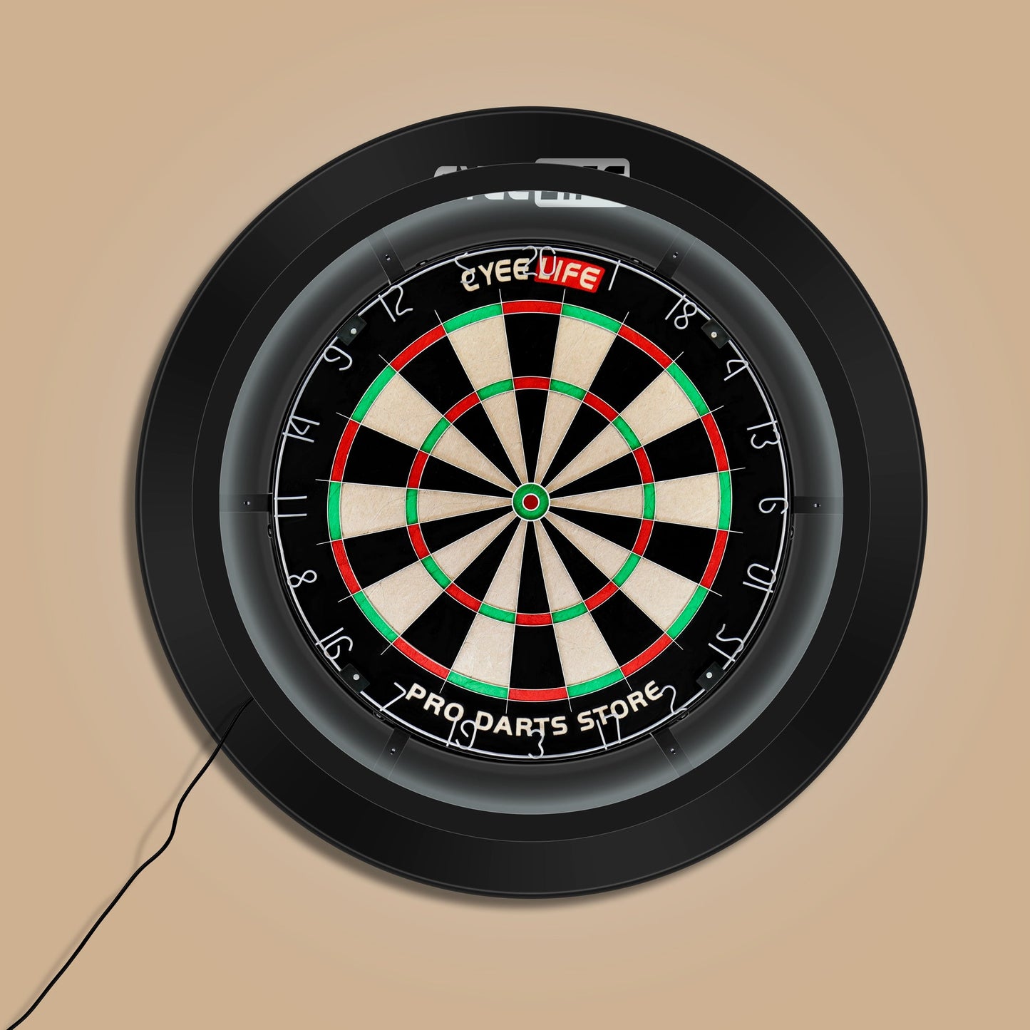 Dart Board Lighting System – LED Dartboard Light Ring with Focused Illumination for Professional Practice, Game Rooms, Bars and Competitions