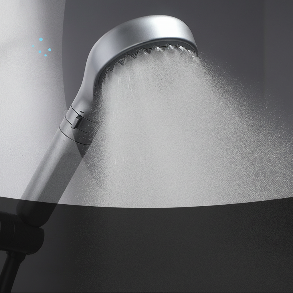 Nanobubble Filter Shower Head – Handheld Water-Saving Shower with Carbon Filtration, Three Modes and Skin and Hair Care Features