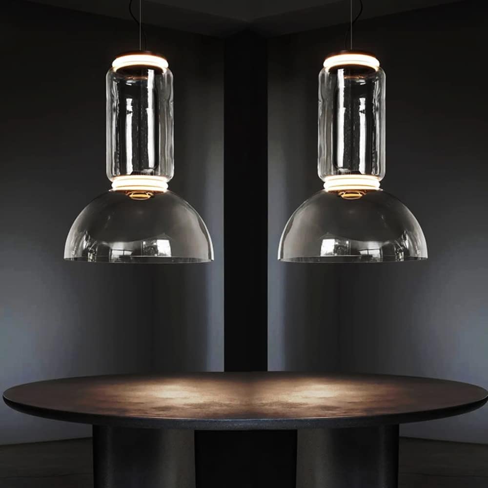 Nordic Glass Pendant Light – Modern Hanging Lamp for Dining Rooms, Bedrooms, Entryways and Stylish Interior Lighting