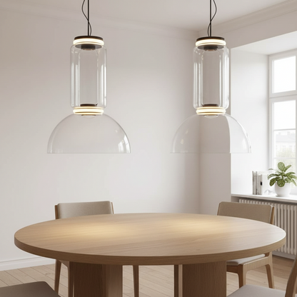 Nordic Glass Pendant Light – Modern Hanging Lamp for Dining Rooms, Bedrooms, Entryways and Stylish Interior Lighting
