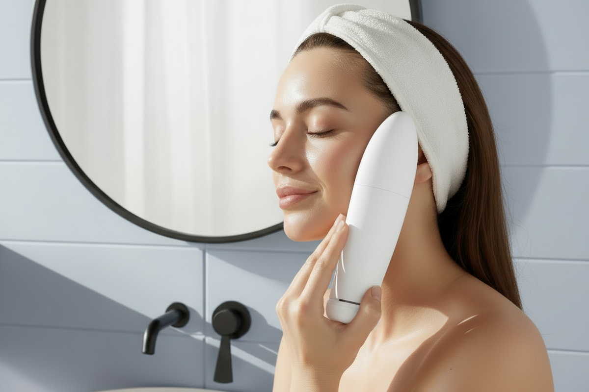 Electric Facial Cleansing Brush – 5-in-1 Multifunctional Makeup Remover, Facial Massager and Deep Pore Skin Care Device for Radiant Complexion