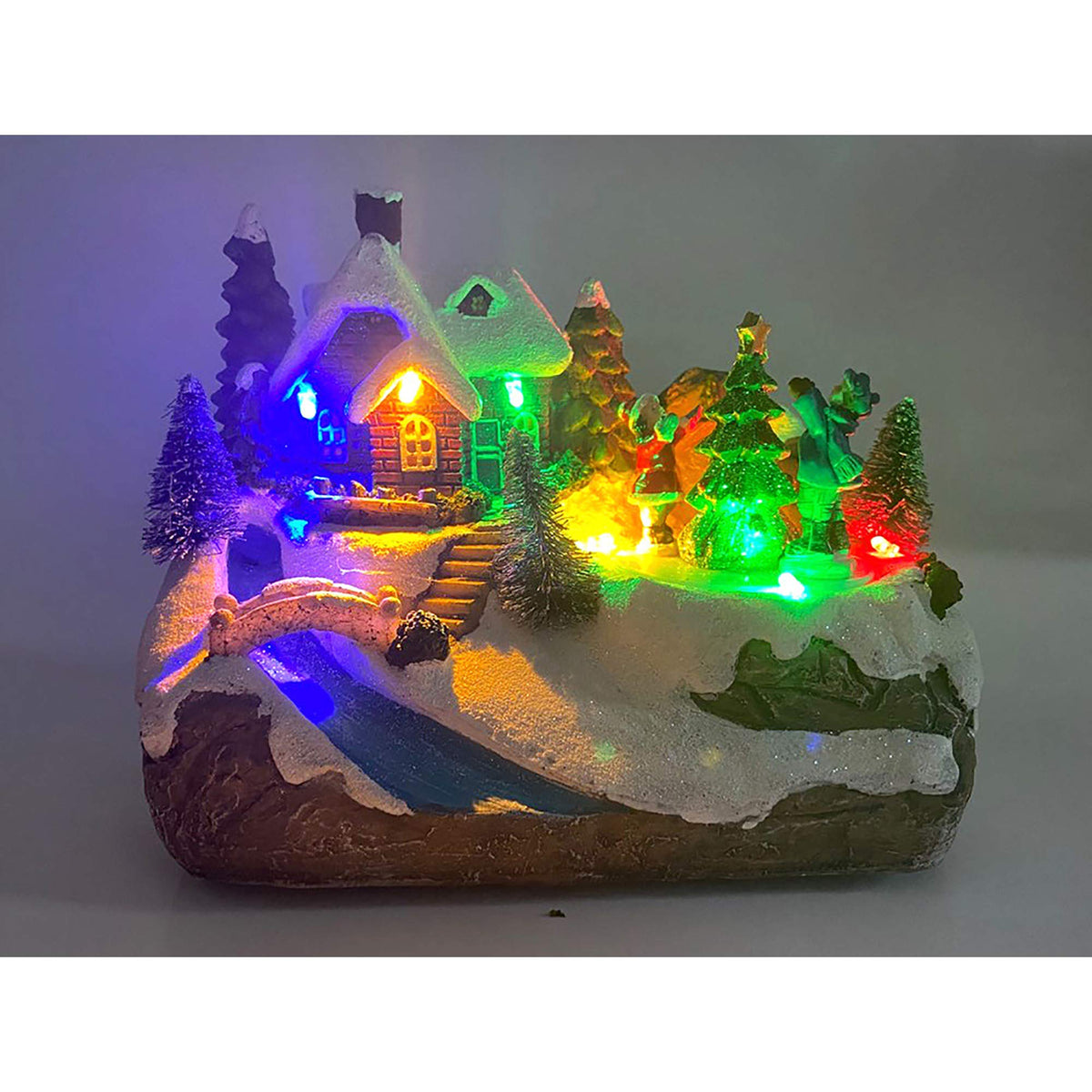 LED Christmas Castle Village – Lighted Holiday House Decoration Set for Festive Displays and Seasonal Home Decor